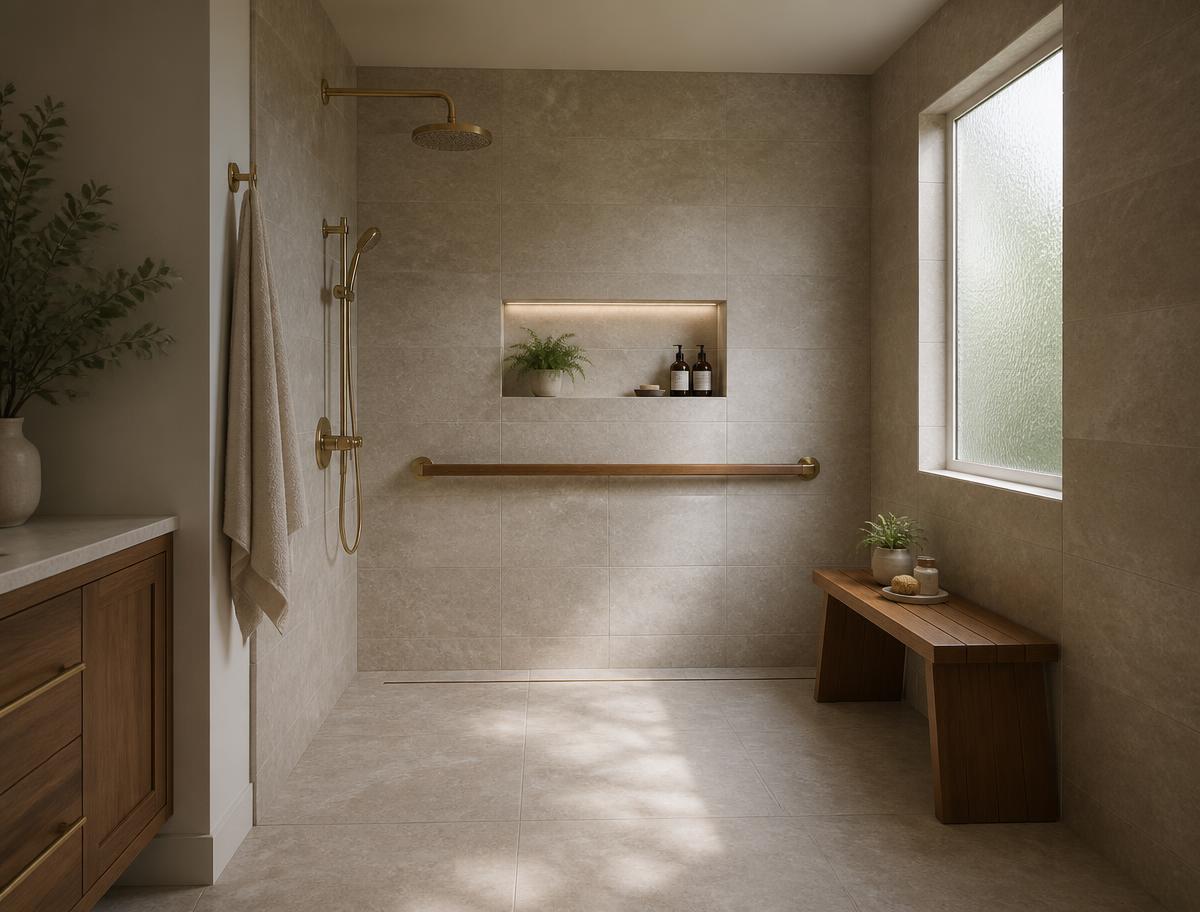 Warm Modern Future-Ready Bath